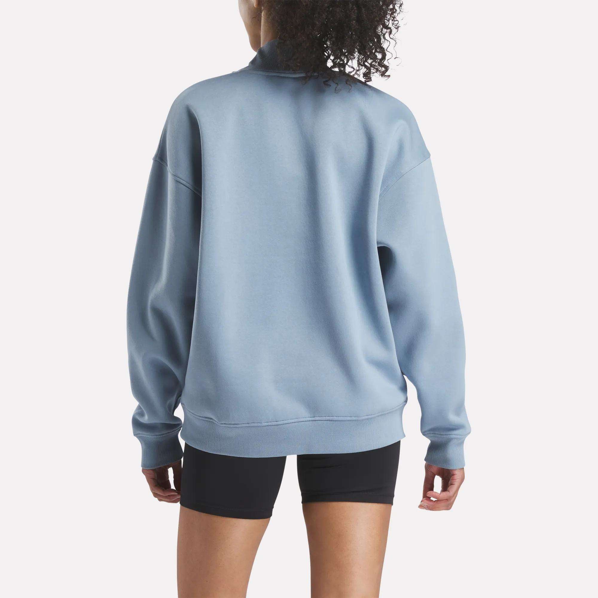 Women's Longline Roll Neck Sweatshirt - Image 3