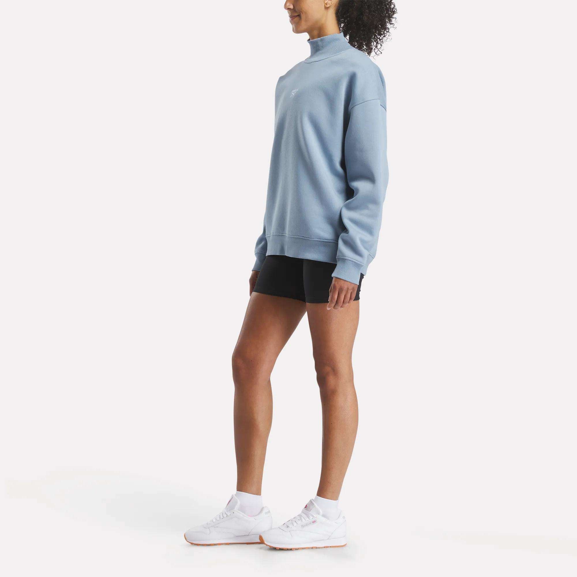 Women's Longline Roll Neck Sweatshirt - Image 2