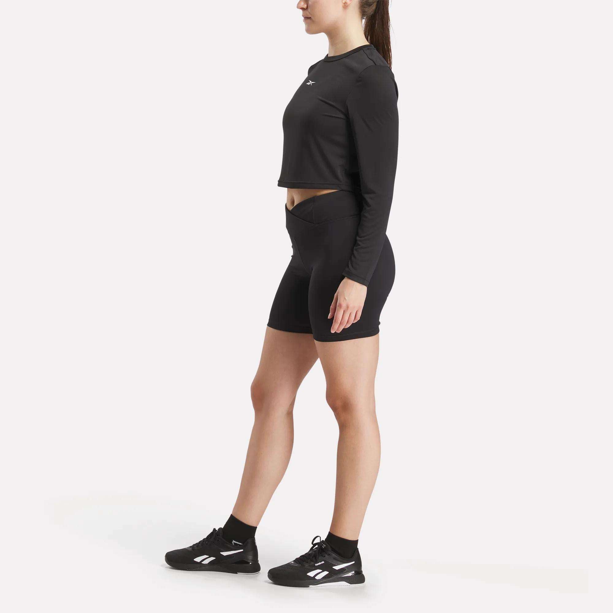 Women's Core Slim Fit Crop Long Sleeve Tee - Image 2