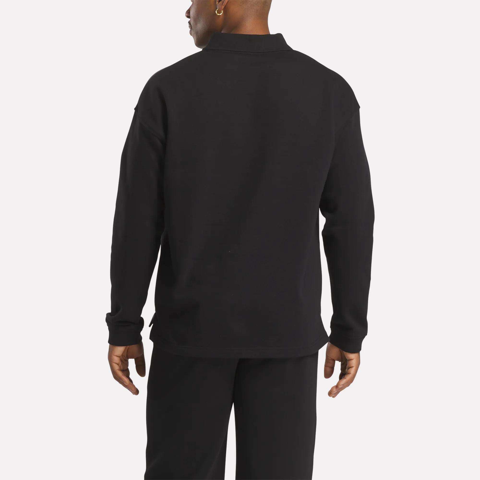 Men's Wardrobe Essentials Long Sleeve Polo Shirt - Image 2