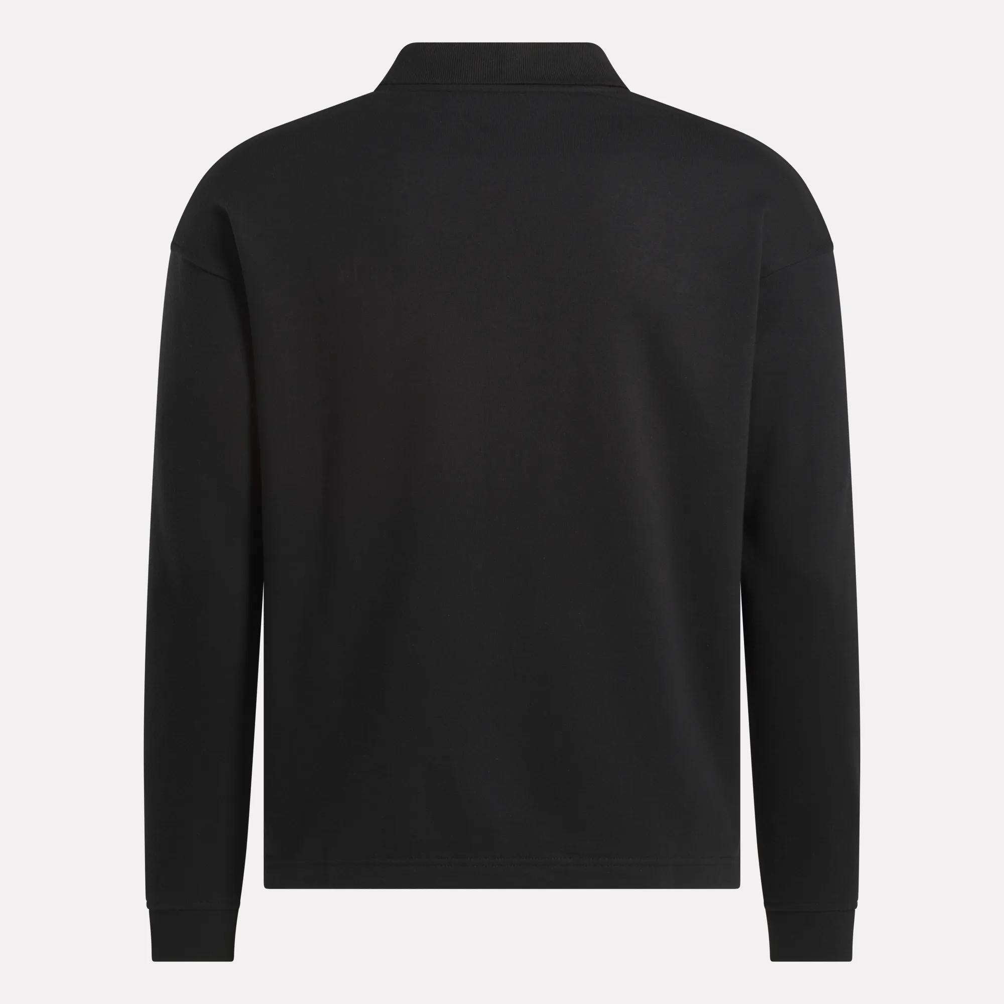 Men's Wardrobe Essentials Long Sleeve Polo Shirt - Image 5