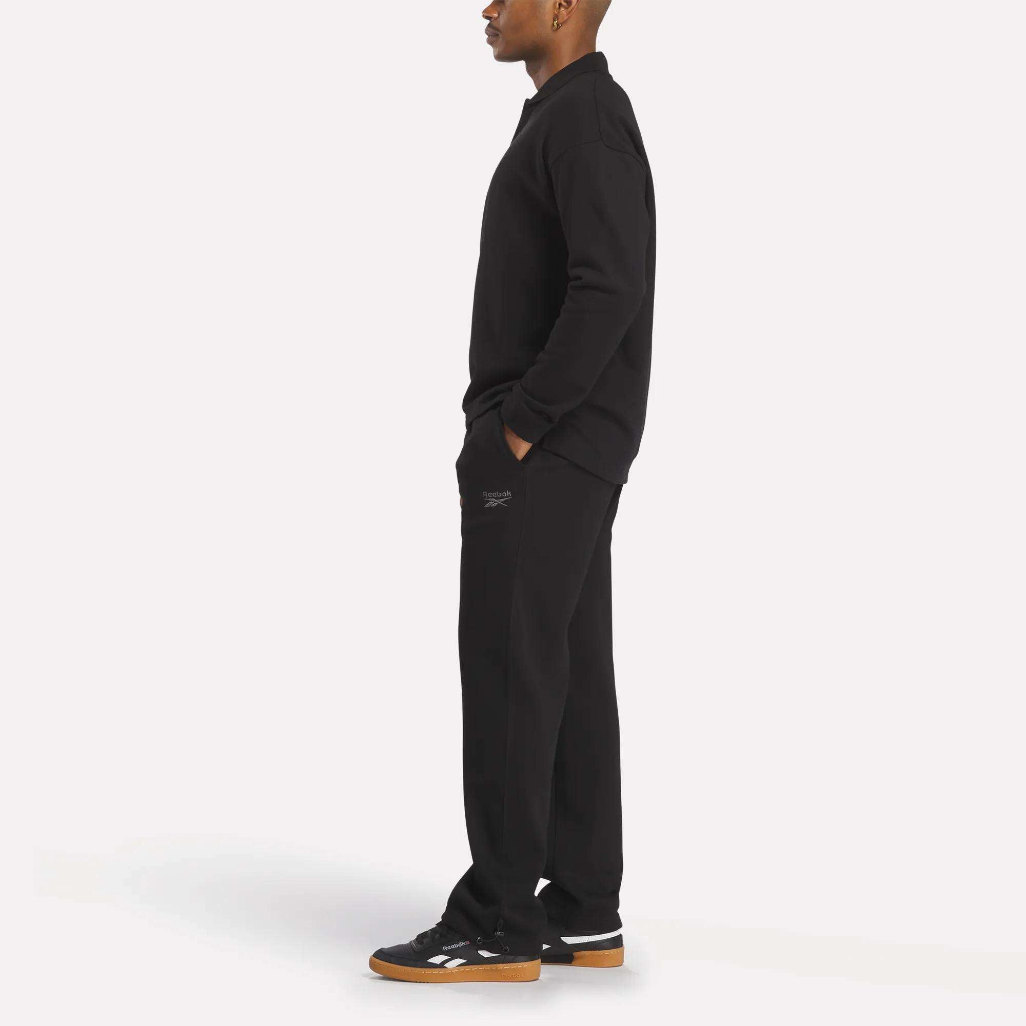 Men's Wardrobe Essentials Long Sleeve Polo Shirt - Image 3