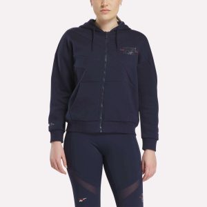 Women's Reebok x F45 Training Coach Full-Zip Hoodie