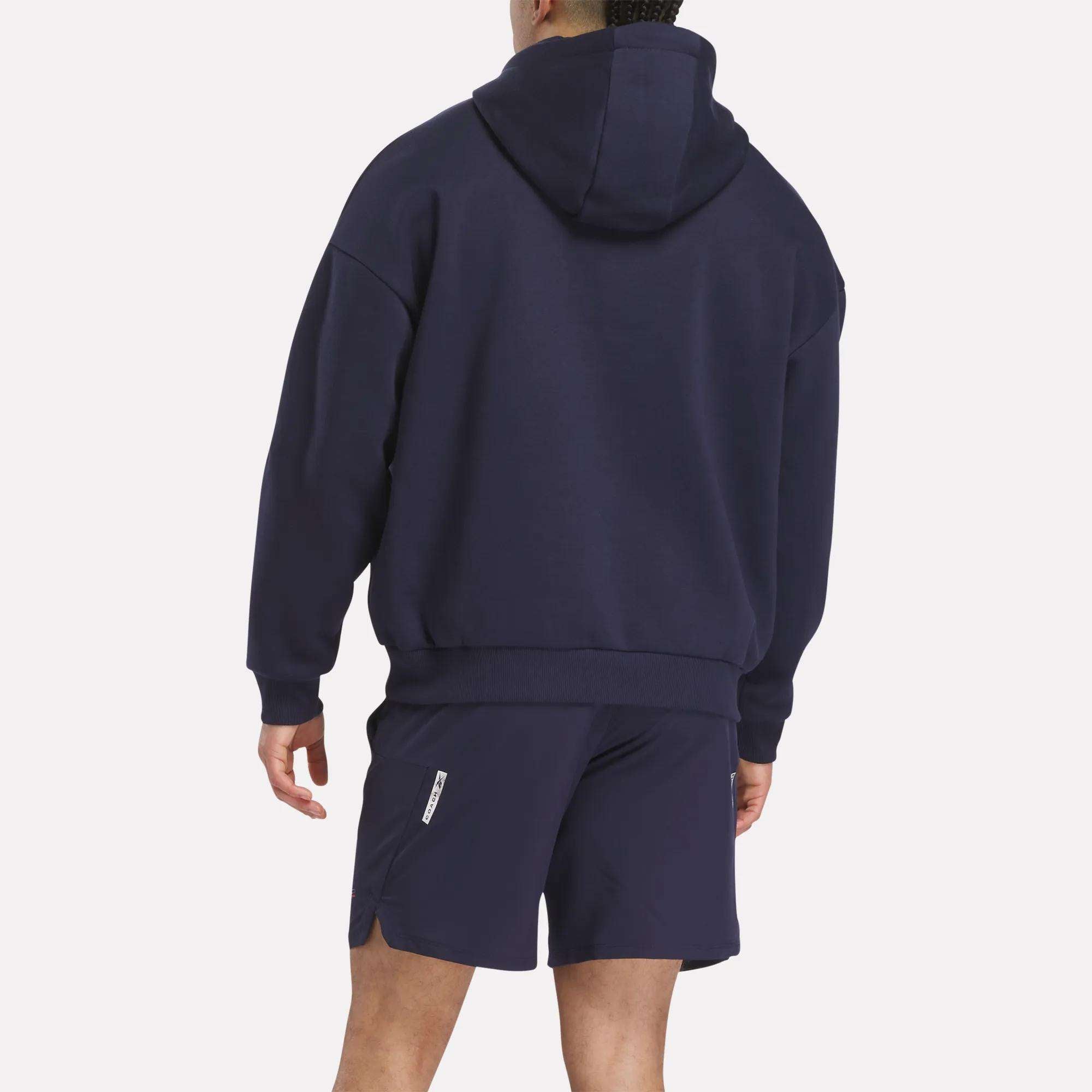 Men's Reebok x F45 Training Coach Fleece Hoodie - Image 3