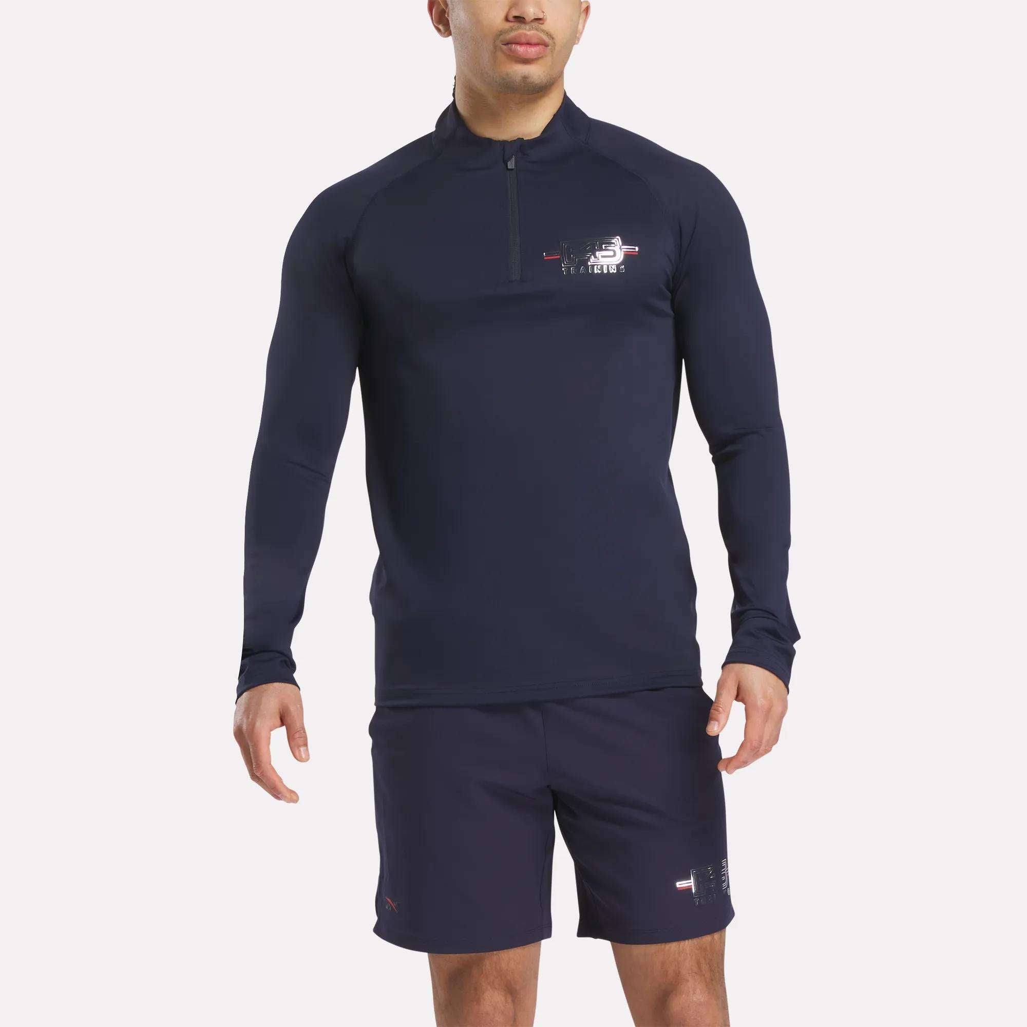 Men's Reebok x F45 Training Coach Quarter-Zip Top
