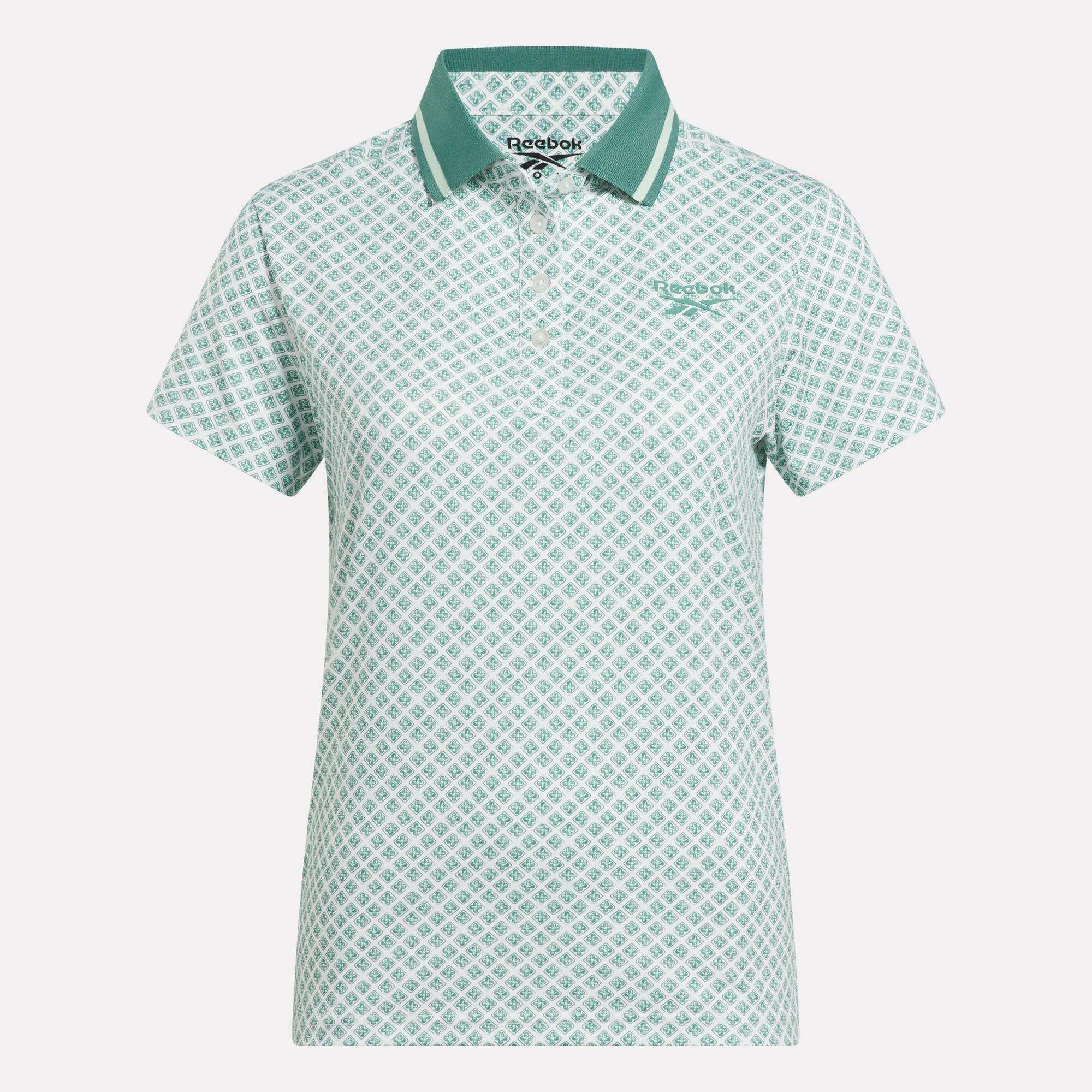 Women's Foulard Print Sleeveless Polo Shirt - Image 2